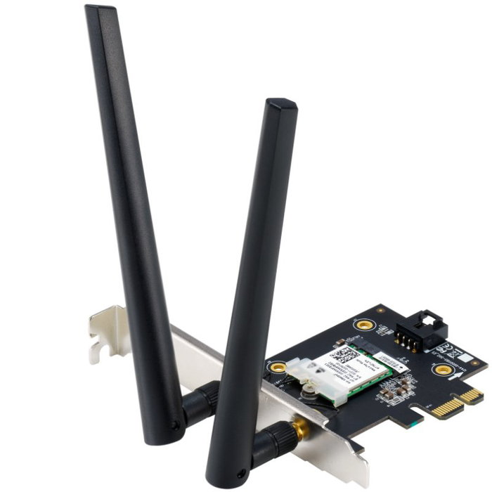 Asus PCE-AXE5400 Tarjeta de red WiFi 6E y Bluetooth 5.2 con antenas externas